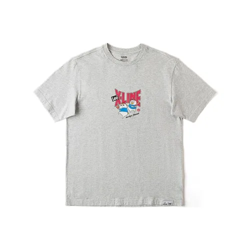 Lee Little Liu Duck Co branded Model T Shirts Unisex Gray