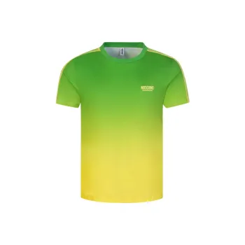MOSCHINO T-Shirts Men Green Yellow