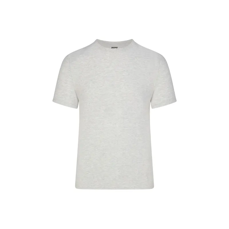 SKIMS MENS CLASSIC T SHIRT T Shirt Men's LIGHT HEATHER GREY/Light Heather Gray-0