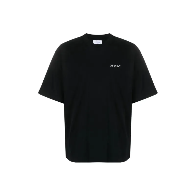 OFF WHITE Logo Print Short Sleeve T shirt-0
