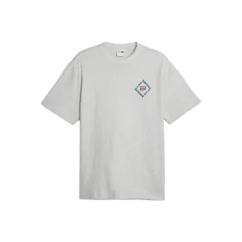 PUMA LIBERTY Collaboration Series T-Shirts Men Light Gray