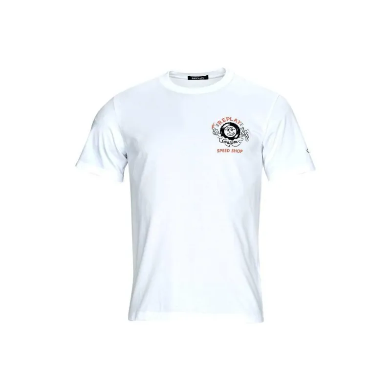 REPLAY T-Shirts Men White-0