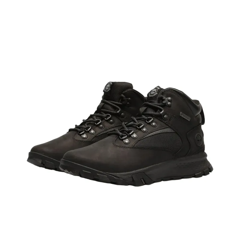 Timberland Mount Lincoln Anti Slip Wear Resistant Mid Top Hiking Shoes Men's Black-2