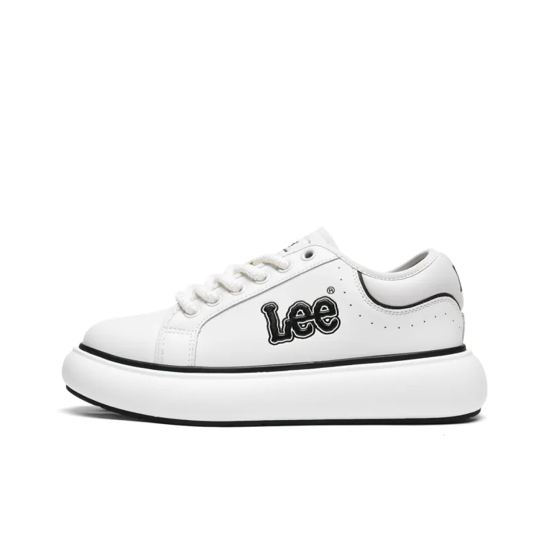 Lee Classic And Versatile Casual Minimalist Style Comfortable Platform Low Top Skateboard Shoes Men's-0
