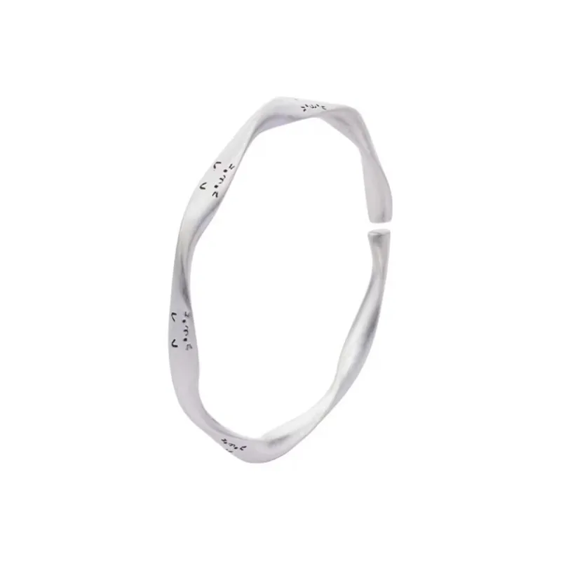 Hui Xuan Charm 999 Fine Silver Bangles Women's-0