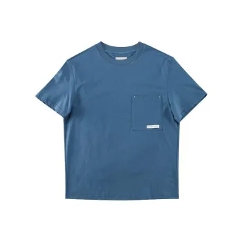 PUSH HZC T Shirt Men's Gray Blue