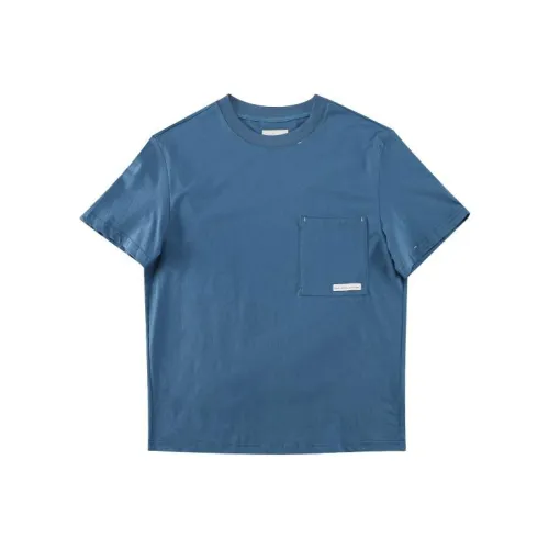 PUSH HZC T Shirt Men's Gray Blue