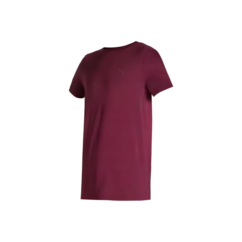 PUMA T-Shirts Men Burgundy-0