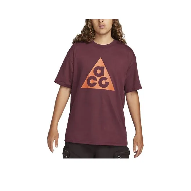 Nike ACG T Shirt Men's Burgundy-0
