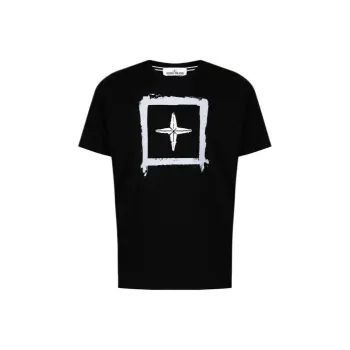 STONE ISLAND T Shirt Men's Black