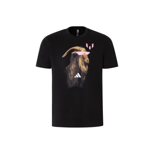 Adidas Set in Sleeve T Shirt Men's Black