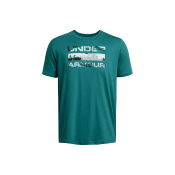Under Armour T Shirt Men's Ocean Cyan