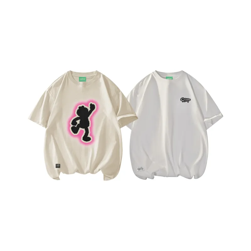 SESAME STREET Drop Shoulder Sleeve T Shirt Unisex-20