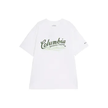 Columbia T Shirts Unisex White