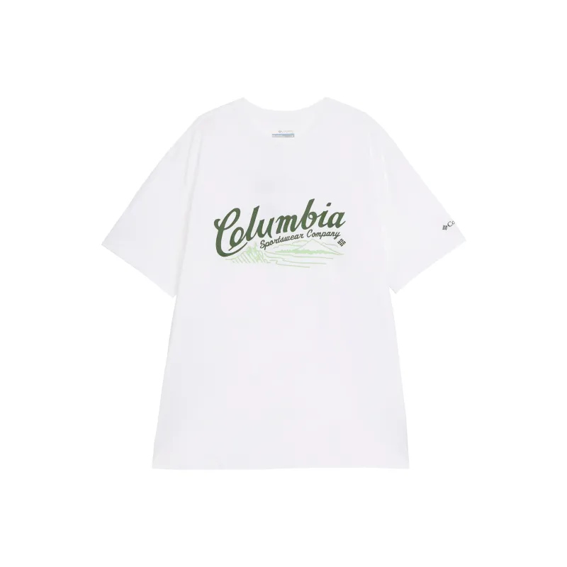 Columbia T Shirts Unisex White-0