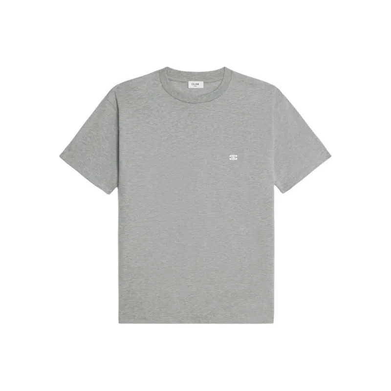 CELINE Triomphe Loose T shirt In Cotton Jersey-0