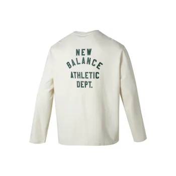New Balance T Shirts Men Ecru