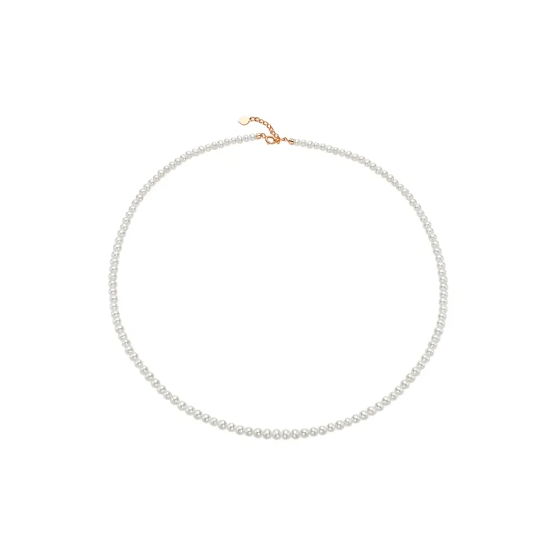 Golden Bliss Pearl Necklaces Women's-0