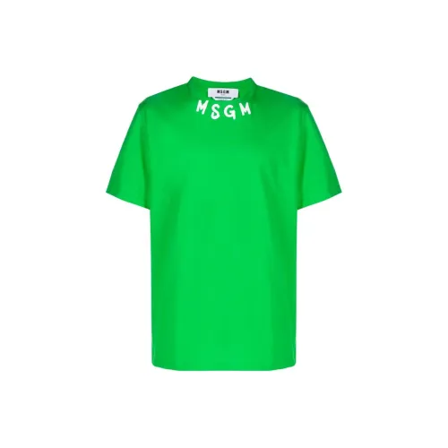 MSGM T Shirt Men's Bright Green