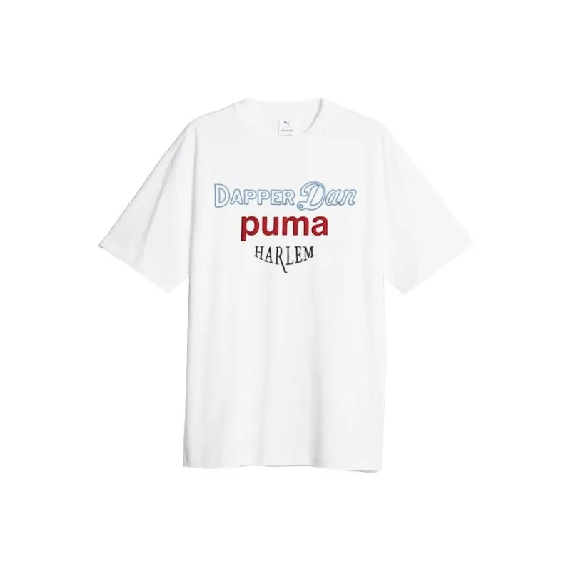 PUMA X DAPPER DAN Co branded Series T Shirts Men White-0