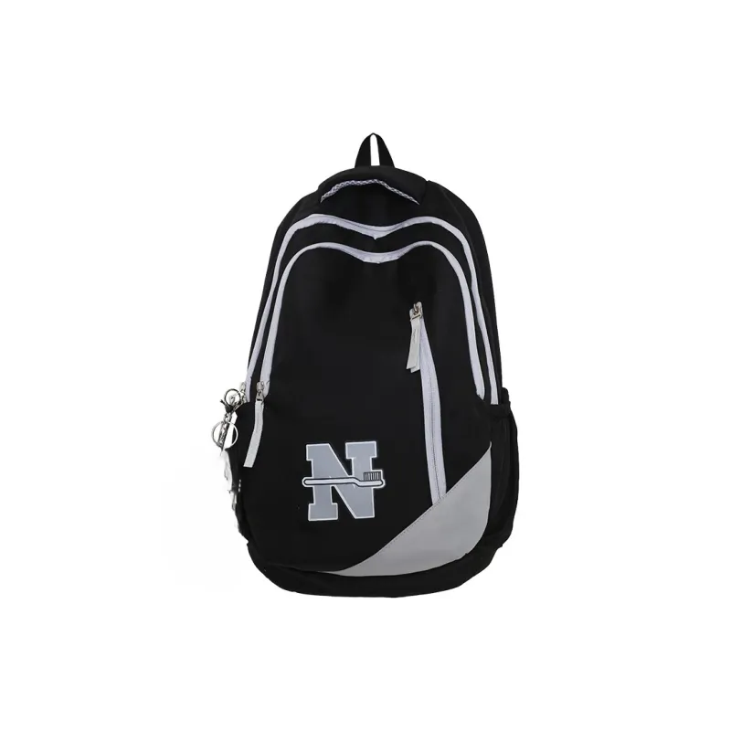 Villelon Nylon Backpack Unisex Red/Blue/Black/Red Blue Multicolor-9