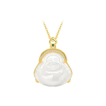 PUTUOSHANWENCHUANG Chalcedony Jade Necklaces Women's