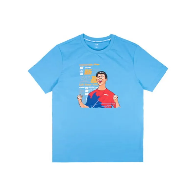 LINING T Shirts Men Blue-0
