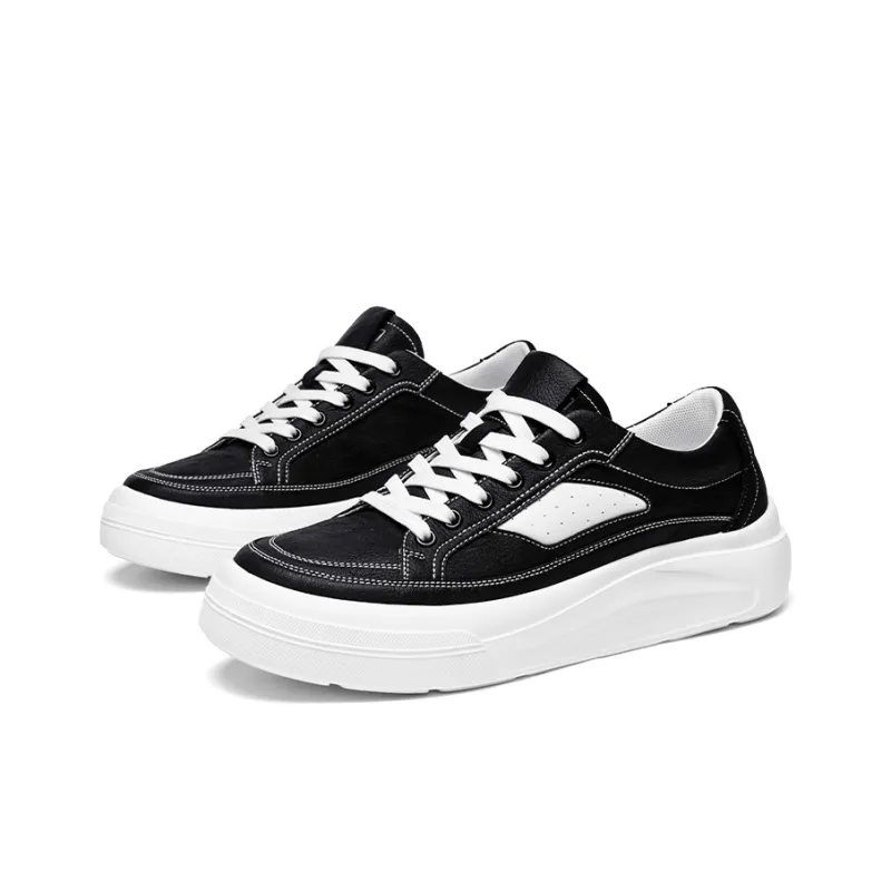 X ZONE Height Increasing Breathable Slip Resistant Low Top Skateboard Shoes Men's-2