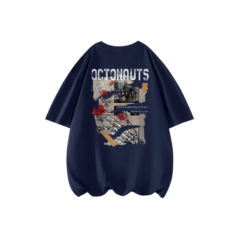 Small Columns Under The Sea T Shirt Unisex Black-13