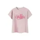 Women's Cropped Grayish Pink