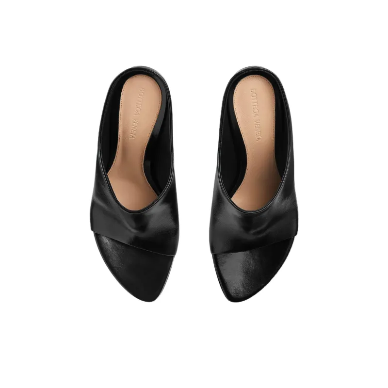 Bottega Veneta Slide Slippers 9cm Women's Black-4