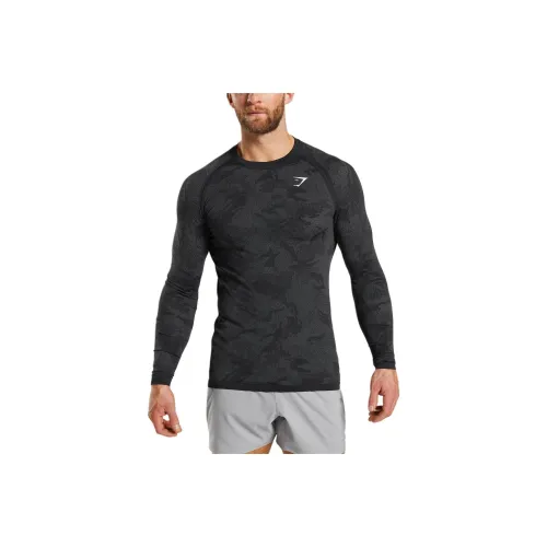 GYMSHARK Element Baselayer T Shirt Mens Black