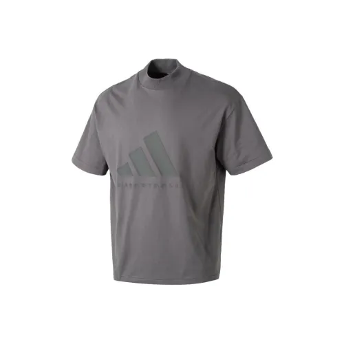 Adidas T Shirt Unisex Dark Gray