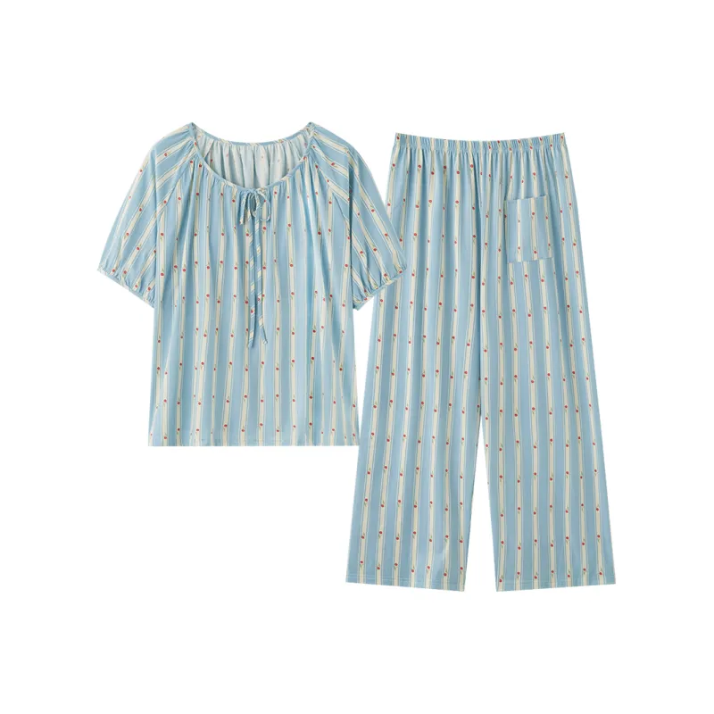 GOSO Pajama Set Women's Sky Blue-0
