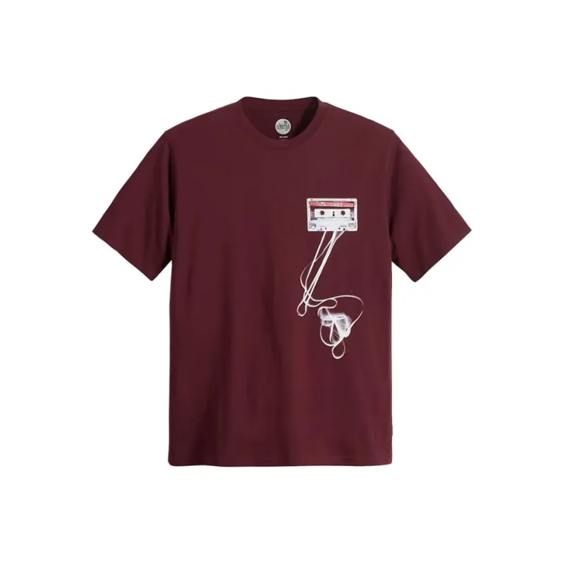 Levis T-Shirts Men Red-0