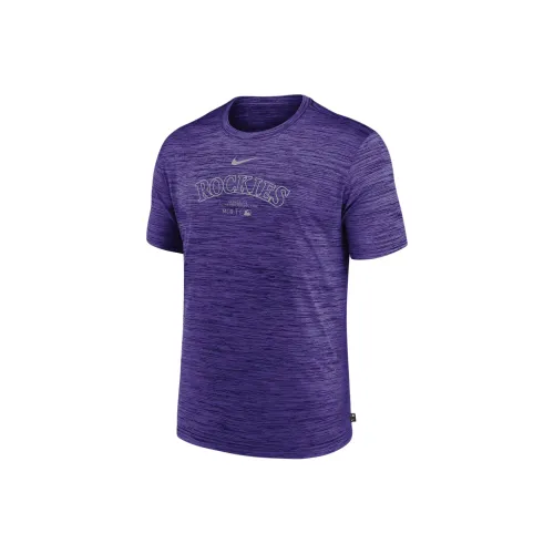 Nike Colorado Rockies Authentic Collection Practice Velocity Men's Nike Dri FIT Mlb T Shirt
