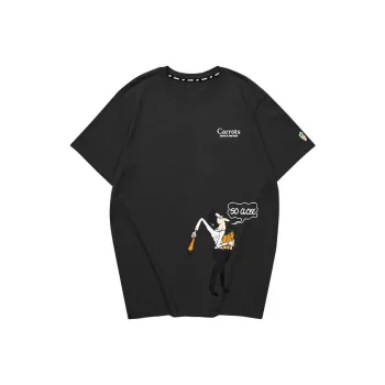 Skechers X Carrot Graphic T Shirts Unisex Carbon Black/0018