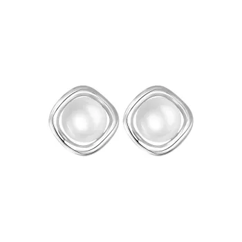 Andaozi Pearl Stud Earrings Women's