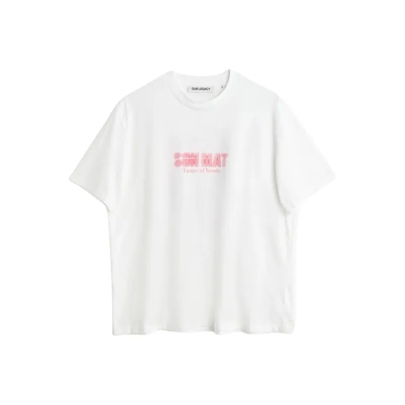 OUR LEGACY Slogan-print T-shirt-0