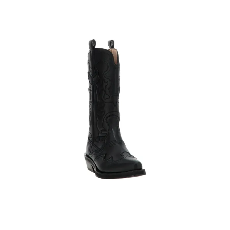 GANNI Western Ankle Boots Women's Black-2