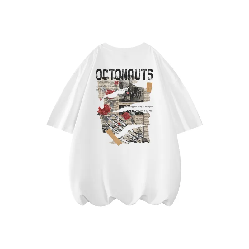 Small Columns Under The Sea T Shirt Unisex Black-3