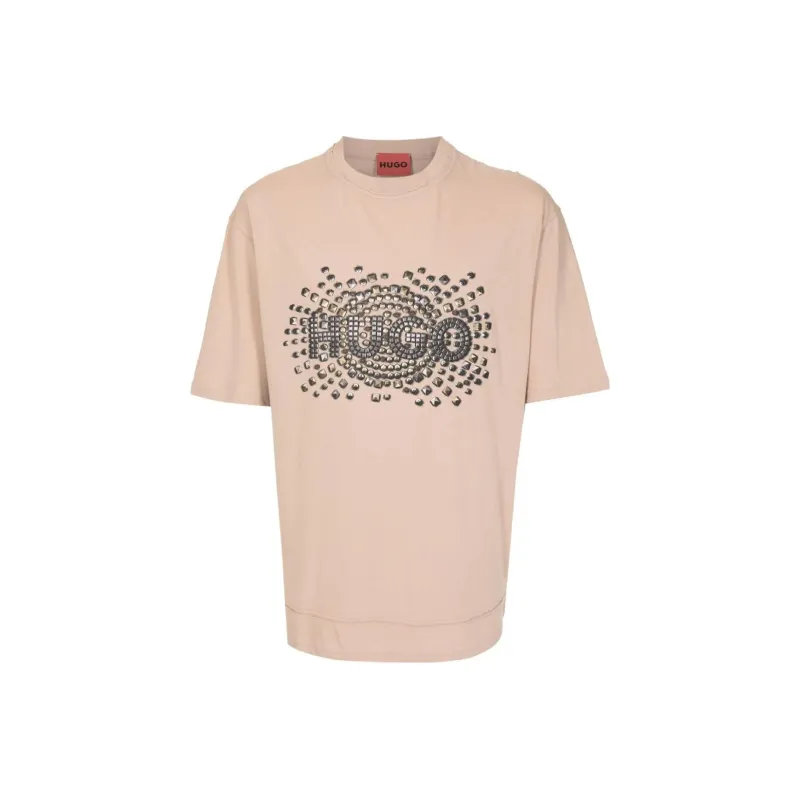 HUGO BOSS SS24 T Shirt Men's Light Brown-0