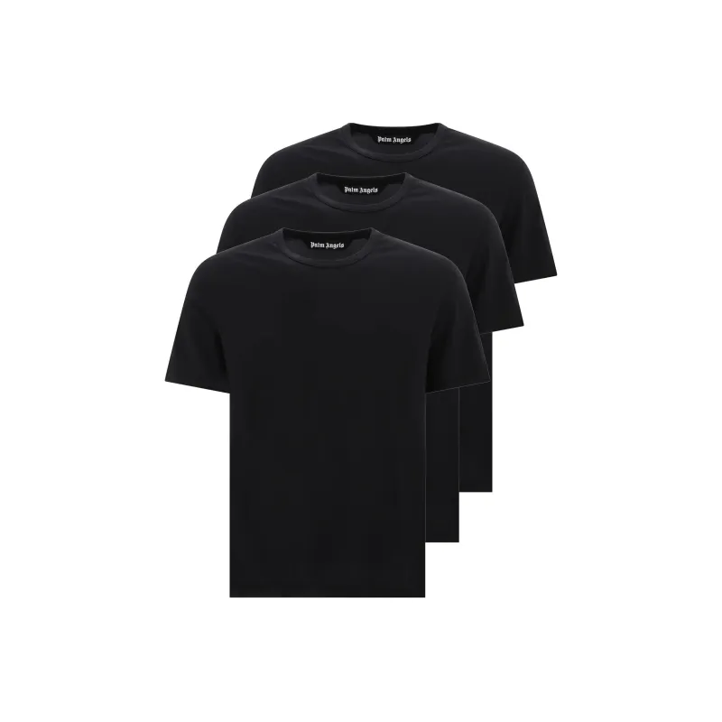 PALM ANGELS Three Pack Of Crewneck T Shirts-0