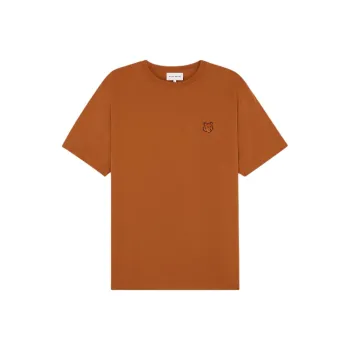 Maison Kitsune Bold Fox Head Patch Crewneck T Shirt
