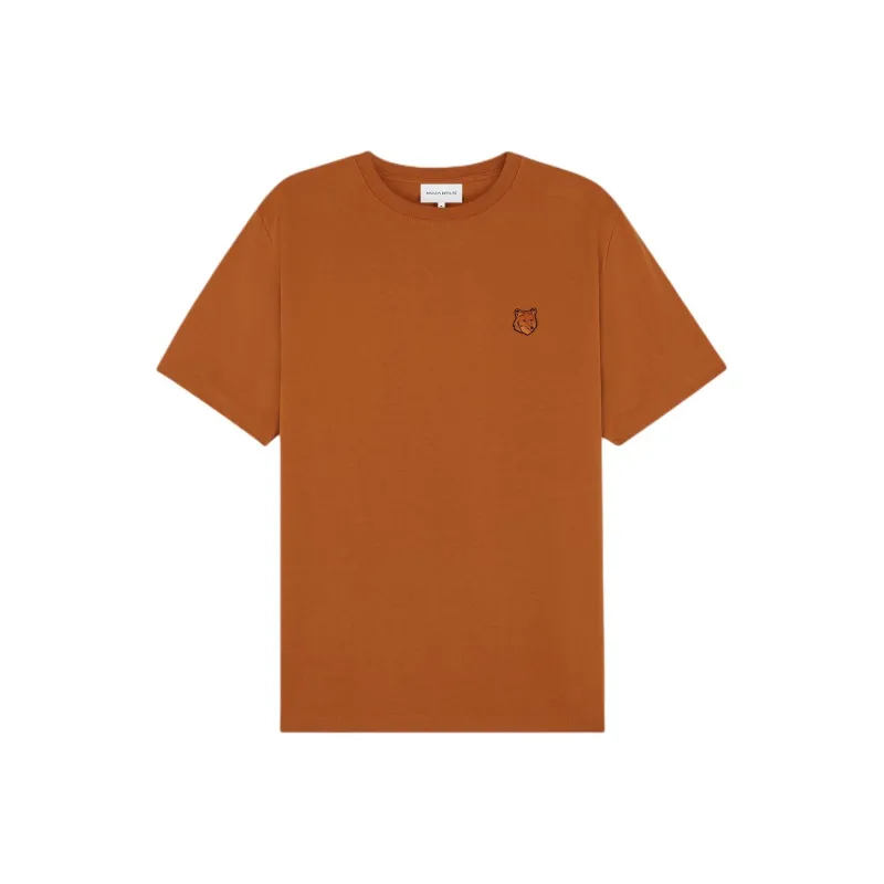 Maison Kitsune Bold Fox Head Patch Crewneck T Shirt-0