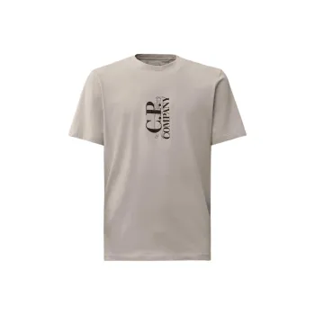 C.P.Company SS24 T Shirt Men's Drizzle Gray