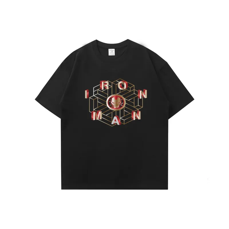 MARVEL The Avengers Series T Shirts Unisex Black-0