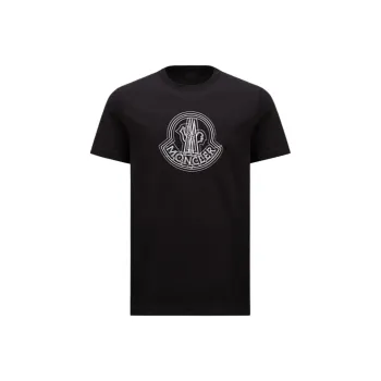 Moncler Logo Printed Crewneck T Shirt