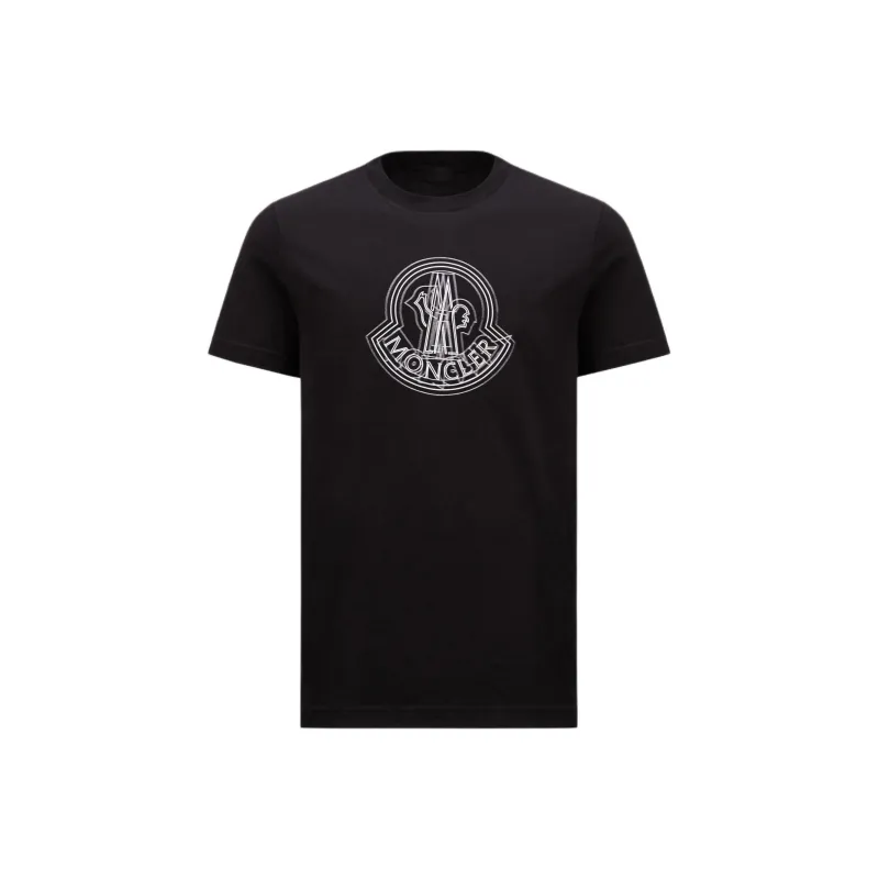 Moncler Logo print Cotton T shirt-0