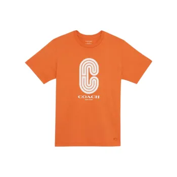 COACH T-Shirt Men's Candy Orange